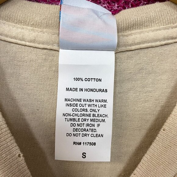 Welcome to Busch Light Country Cowboy Hat Beige T-Shirt Small - Picture 4 of 4